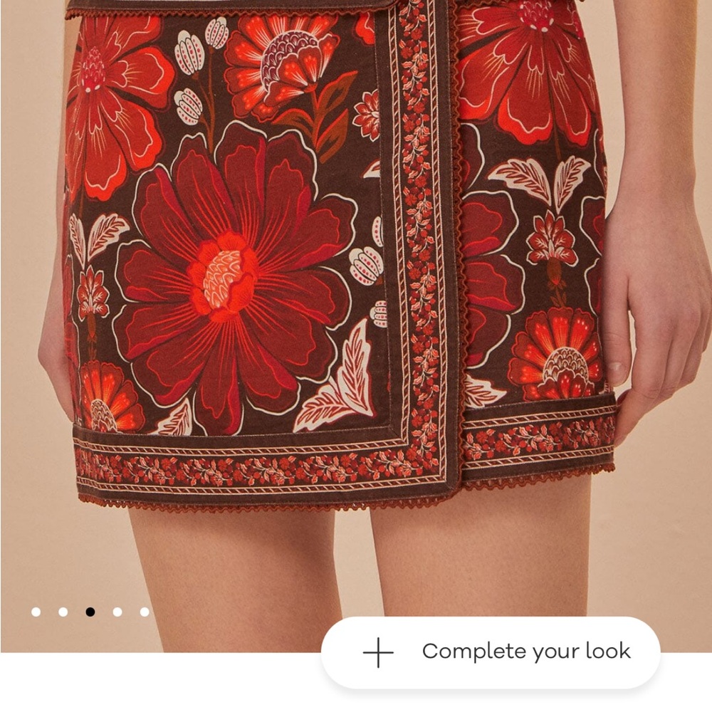 Farm Rio Gigi Tapestry Skirt